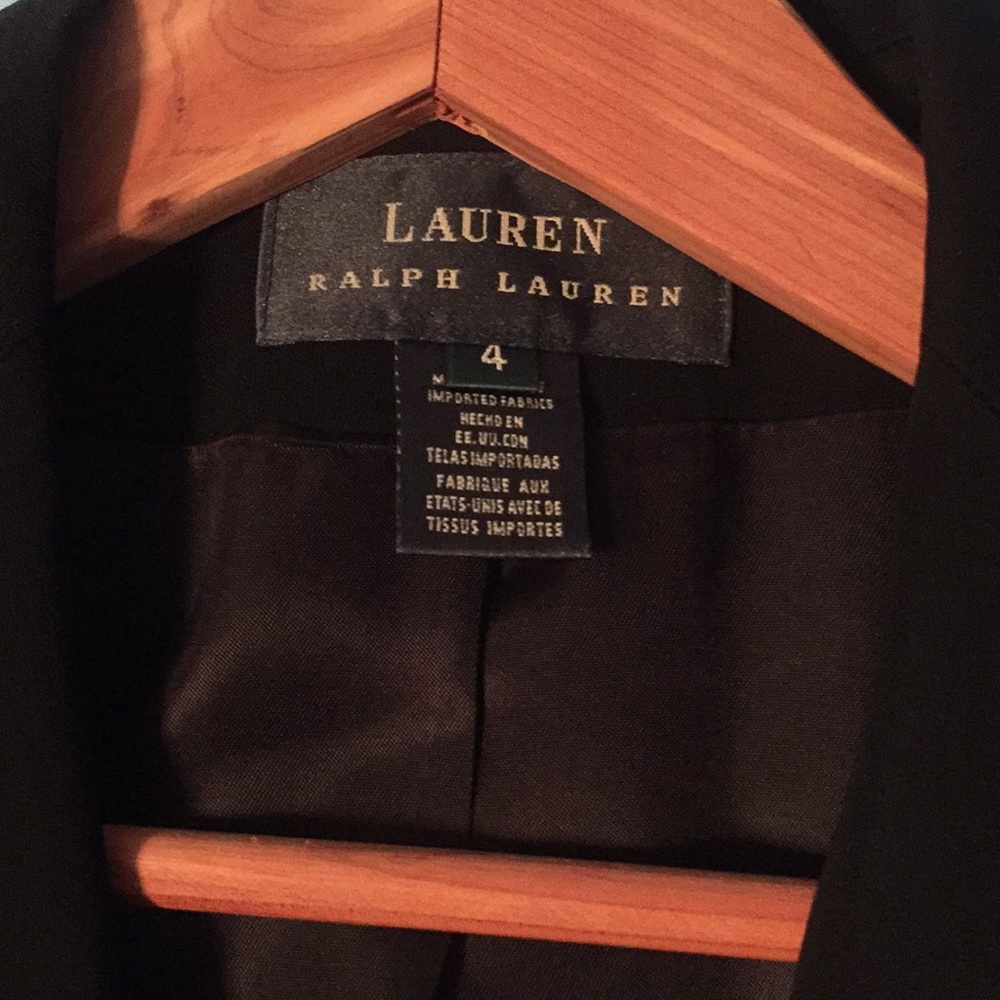 Ralph Lauren black womens blazer